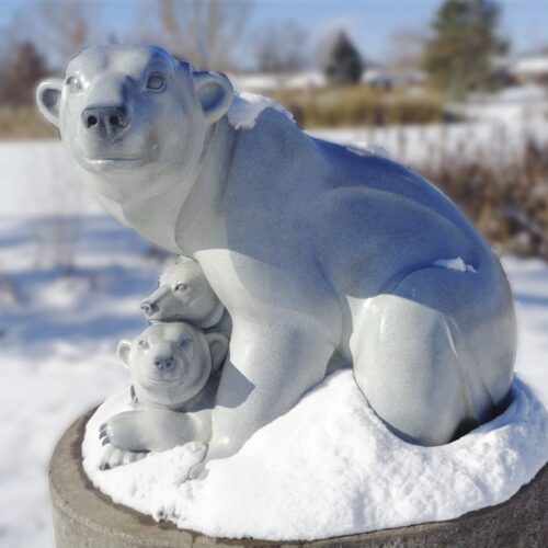 Benson Sculpture Garden Polar Bear Sculpture