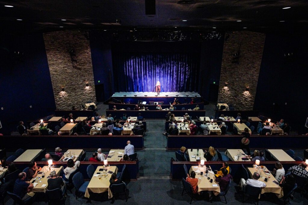 Candlelight Dinner Theater as seen from balcony