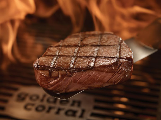 Steak on a grill