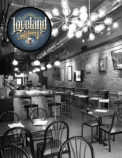 Dining area of Loveland Tap Tavern