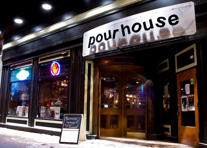 Entrance of Pourhouse bar and grill