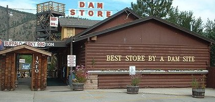 The Dam Store building