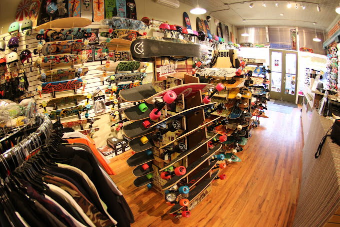 Clothing and Skateboard selection at Skate Ratz