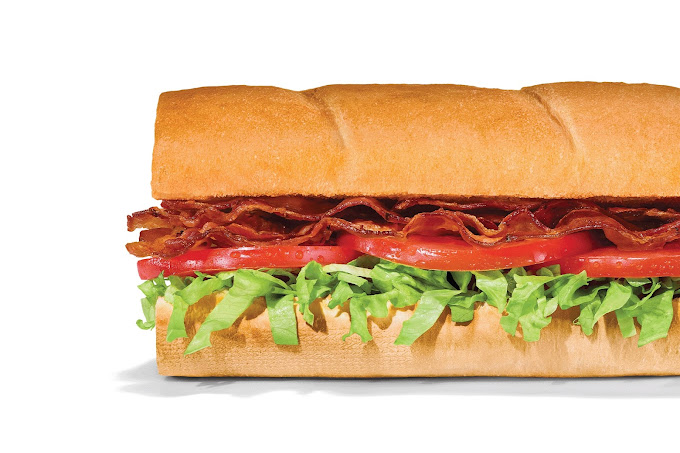 Bacon, lettuce, tomato sandwich from Subway.