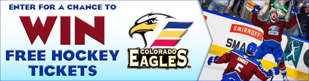 Colorado Eagles free ticket contest banner