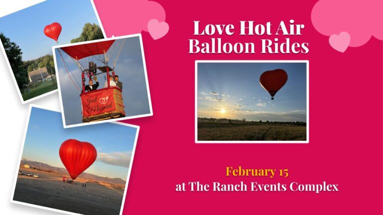 Love hot air balloon rides for Sweetheart Festival