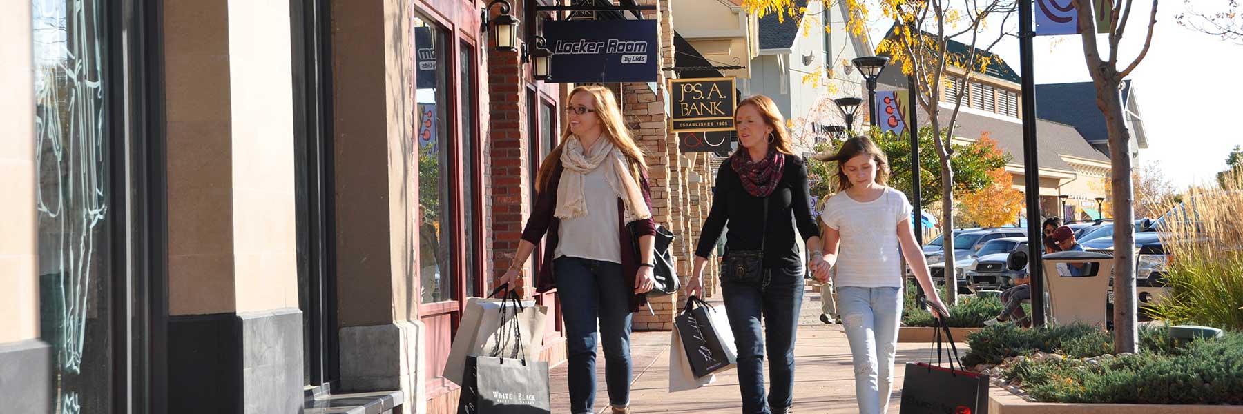 Women shopping at Centerra in Loveland, Colorado