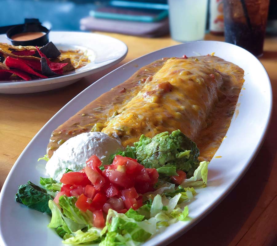 Smothered burrito in Loveland, Colorado