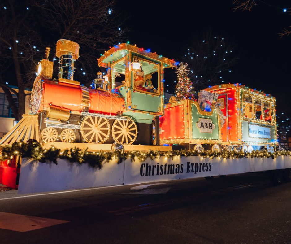 Less than an hour drive up the Big Thompson Canyon, enjoy the Catch the Glow Parade in Estes Park.