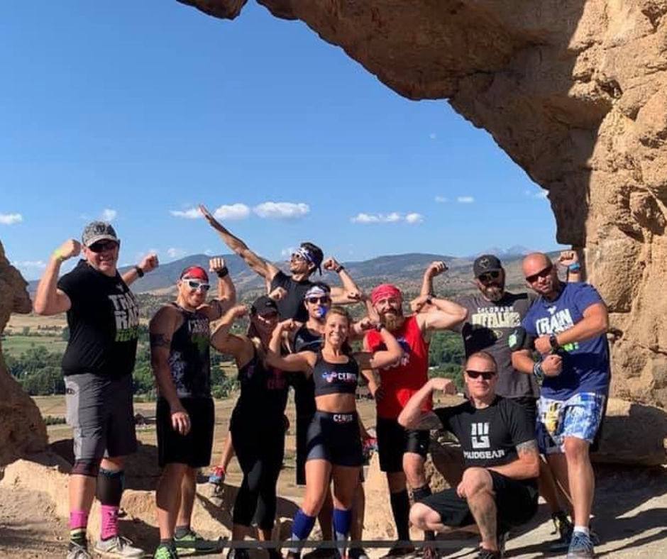 The Keyhole at Devil's Backbone is the ideal spot for a selfie or a group photo with stunning rock formations in the foreground and the beautiful Rocky Mountains in the background.