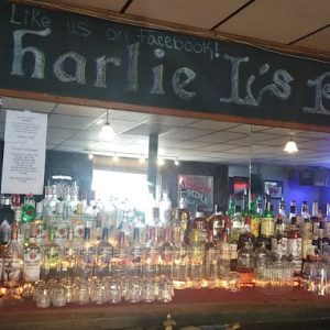 Bar back at Charlie L's Pub