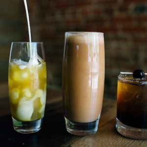 Drinks from Dark Heart Coffee Bar
