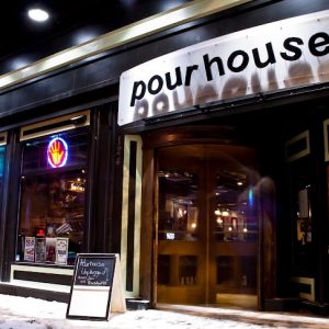 Entrance of Pourhouse bar and grill