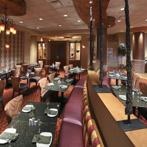 The dining area of Rocky River Bar and Grille