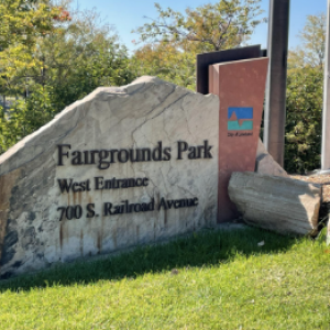 Fairground Park Sign