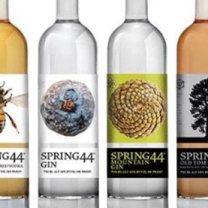 Liquor selection from Spring44 distilling