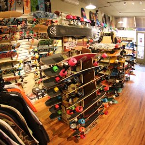 Clothing and Skateboard selection at Skate Ratz