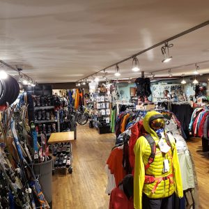 The inside of The Extra Mile Outdoor Gear